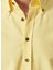 Erkek Sarı Düğmeli Yaka Tailored Slim Fit Oxford Gömlek 5