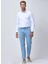 ALTINYILDIZ CLASSICS Erkek İndigo Regular Fit Desenli Pantolon 4A0118200031 1