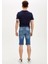 Skinny Fit Jean Bermuda Şort N1643AZ20SM 3