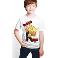Brawl Stars - Crow - Dijital Baskılı Beyaz Kişiye Özel T-Shirt E-03