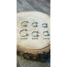 Takıparkxs 316L Cerrahi Çelik 6 mm Top Uçlu Septum Piercing