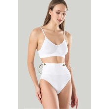Miss Fit Mideli Slip Yüksek Bel Kadın Külot Korse 1001