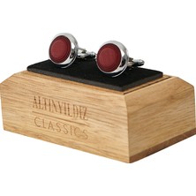 ALTINYILDIZ CLASSICS Erkek Bordo Bordo Kol Düğmesi