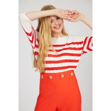 Setre Kadın Nar Çiçeği Kazak