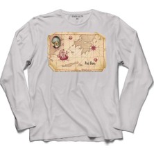 Kendim Seçtim Pîrî Piri Reis Dünya Haritası Kitab-I Bahriye Uzun Kollu Sweatshirt