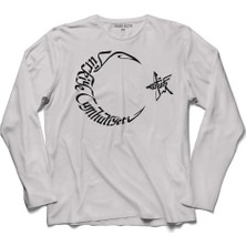 Kendim Seçtim Atatürk Tc Türk Bayrağı Osmanlıca Arapça Uzun Kollu Sweatshirt