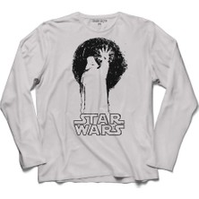 Kendim Seçtim Super Vader Bros Star Wars Yıldız Savaşları Uzun Kollu Sweatshirt