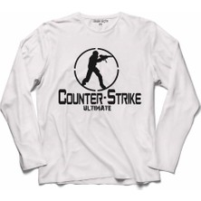 Kendim Seçtim Counter Strike Cs Go Ultımate Gamer Oyuncu Uzun Kollu Sweatshirt