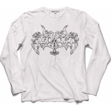 Kendim Seçtim Enslaved Logo Progresıf Metal Metallıca 2 Uzun Kollu Sweatshirt
