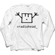 Kendim Seçtim Radıohead Radıo Head Logo Thom Yorke 3 Uzun Kollu Sweatshirt