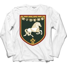Kendim Seçtim Rohan Riders Lord Of The Rıngs Logo Uzun Kollu Sweatshirt