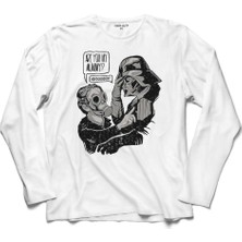 Kendim Seçtim Star Wars Are You My Mummy Super Vader Uzun Kollu Sweatshirt