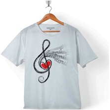Kendim Seçtim Metallıca Müzik Nota Sol Anahtarı Music Çocuk T-Shirt
