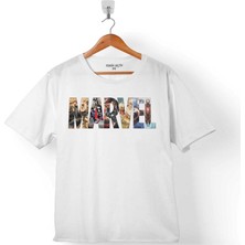 Kendim Seçtim Marvel Spıderman Hulk Deadpool Iron Man 3 Çocuk T-Shirt