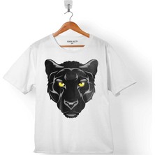 Kendim Seçtim Black Panther Tıger Sinema Filmi 2018 2 Çocuk T-Shirt