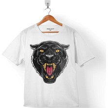 Kendim Seçtim Black Panther Tıger Sinema Filmi 2018 3 Çocuk T-Shirt