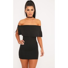 JT Özel Kesim Tarz Straplez Mini Elbise