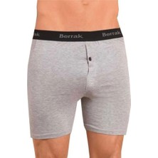 Berrak Iç Giyim Erkek Düğmeli Likralı Uzun Paçalı Boxer 5li Paket
