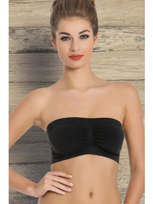 Miss Fit Telsiz Kapsız Straplez Dikişsiz Lazer Kesim Sütyen 11072