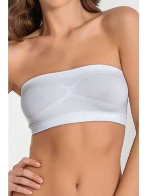 Miss Fit Telsiz Kapsız Straplez Dikişsiz Lazer Kesim Sütyen 11072