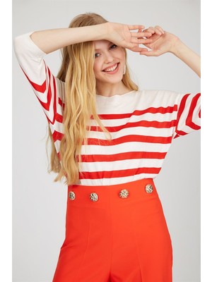 Setre Kadın Nar Çiçeği Kazak