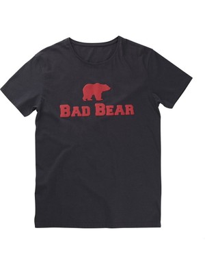 Bad Bear 19.01.07.002 Erkek T-Shirt  Antrasit