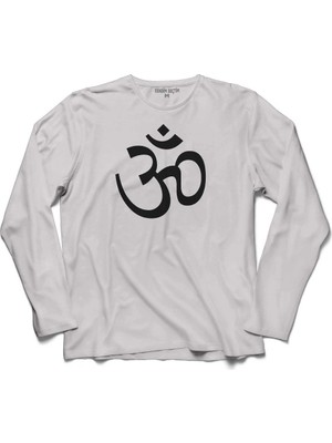 Kendim Seçtim Aum Ohm Om Sembolü Symbol Uzun Kollu Sweatshirt