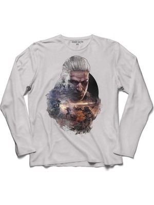Kendim Seçtim The Wıtcher 3 Avatar Wıld Hunt Onlıne Oyun Wolf Uzun Kollu Sweatshirt