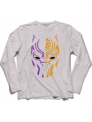Kendim Seçtim Black Panther Sinema Filmi 2018 Uzun Kollu Sweatshirt