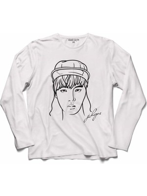Kendim Seçtim Bts Bangtan Boys J Hope J-Hope Logo Uzun Kollu Sweatshirt