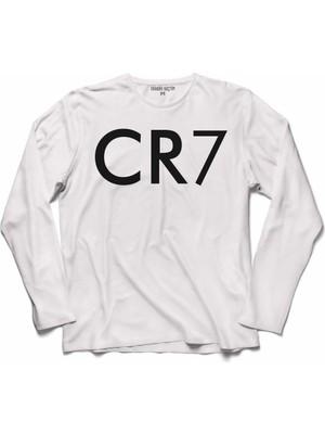 Kendim Seçtim Crıstıano Ronaldo Cr7 Logo Juventus Uzun Kollu Sweatshirt