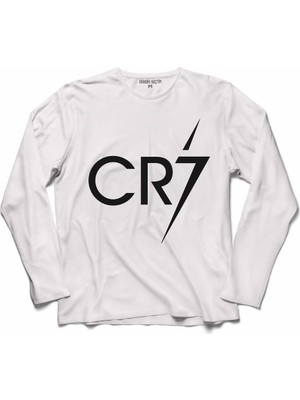 Kendim Seçtim Cristiano Ronaldo Cr7 Juventus Forma Altın Top 4 Uzun Kollu Sweatshirt
