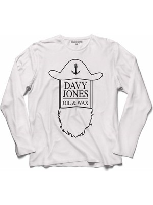 Kendim Seçtim Davy Jones Do You Fear Death Karayip Korsanları 3 Kollu Sweatshirt