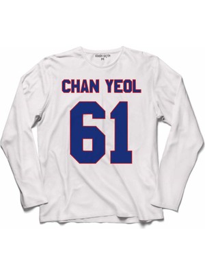Kendim Seçtim Exo Chanyeol Chan Yeol 61 Logo 2 Uzun Kollu Sweatshirt