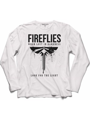 Kendim Seçtim Fırefıles Logo Naughty Dog Look For The Lıght 4 Uzun Kollu Sweatshirt