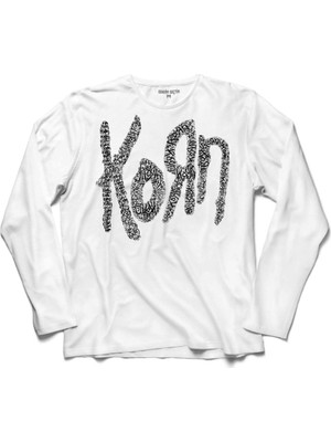 Kendim Seçtim Korn Metal Music Logo 2 Uzun Kollu Sweatshirt