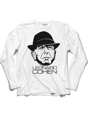 Kendim Seçtim Leonard Cohen Kohen Uzun Kollu Sweatshirt