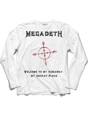 Kendim Seçtim Megadeth Cryptıc Wrıtıngs Logo Uzun Kollu Sweatshirt