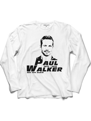 Kendim Seçtim Paul Walker See You Agaın Hızlı Ve Öfkeli 4 Uzun Kollu Sweatshirt
