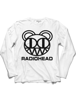 Kendim Seçtim Radıohead Radıo Head Logo Thom Yorke 4 Uzun Kollu Sweatshirt