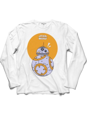 Kendim Seçtim Star Wars Bb-8 Bb8 Fathead Uzun Kollu Sweatshirt