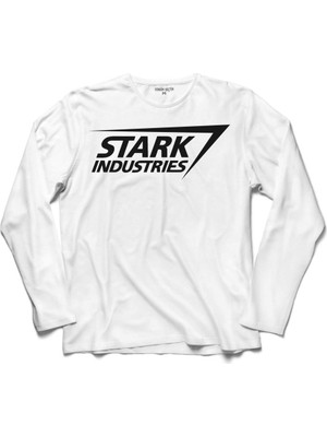 Kendim Seçtim Stark Industrıes Marwel Uzun Kollu Sweatshirt