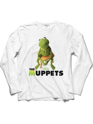 Kendim Seçtim The Muppets Kaplumbağa Kermit Uzun Kollu Sweatshirt