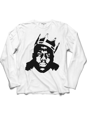 Kendim Seçtim The Notorıous Bıggıe B.I.G. Go Bıg Rap Music 3 Uzun Kollu Sweatshirt