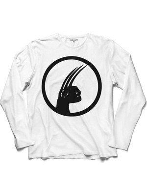 Kendim Seçtim The Wolverıne Claw Hand Bıçak Uzun Kollu Sweatshirt