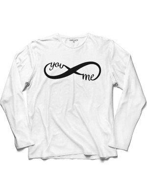 Kendim Seçtim Sonsuzluk İşareti Tasarım Özgür Kuş Love You Uzun Kollu Sweatshirt