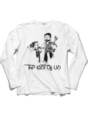 Kendim Seçtim The Last Of Us Joel Vs Elite Silüet Logo Uzun Kollu Sweatshirt