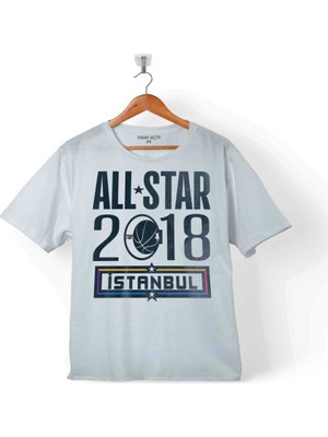 Kendim Seçtim Basketbol All Star İstanbul Nba Basketball 2018 Çocuk T-Shirt