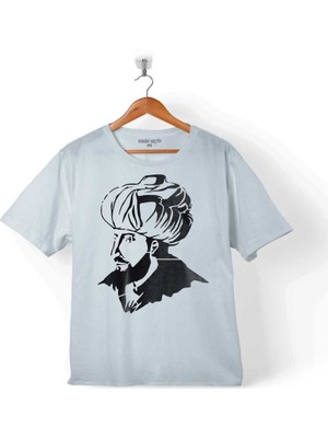 Kendim Seçtim Fatih Sultan Mehmet Mehmed Silüet Portre 1453 Çocuk T-Shirt