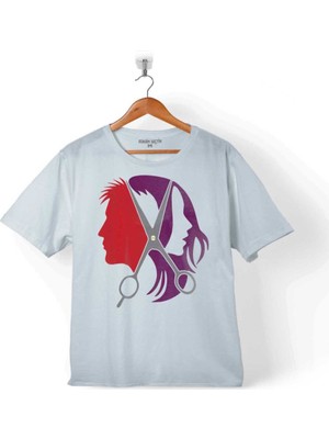 Kendim Seçtim Kuaför Kadın Erkek Makas Berber Barber Traş Çocuk T-Shirt
